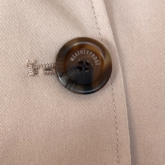 Weatherproof Water Resistant Button Front Hooded Topper Jacket Size 2X - Picture 7 of 12